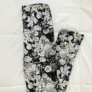 Floral print leggings